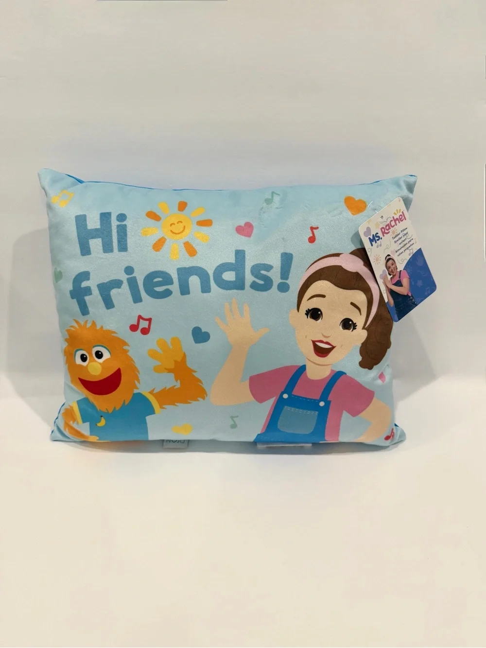 Ms. Rachel Kids Toddler Pillow and Bedding Sheet Set, Twin